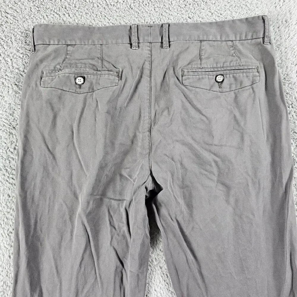 Perk Pants Mens 36x28 Gray 2.0 Chino Slim Straight Stretch Feel Good Golf Twill